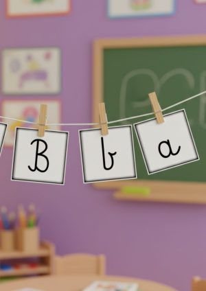 Zestaw liter pisanych – pismo szkolne | Małe i wielkie litery (PDF)