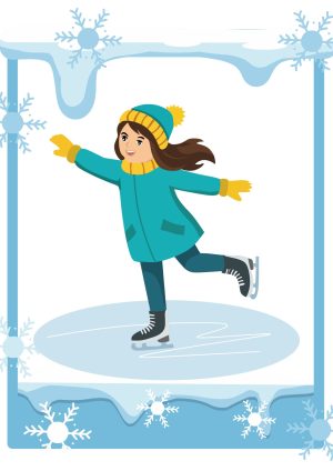 Karty edukacyjne do druku (PDF) ZIMA, SPORTY ZIMOWE