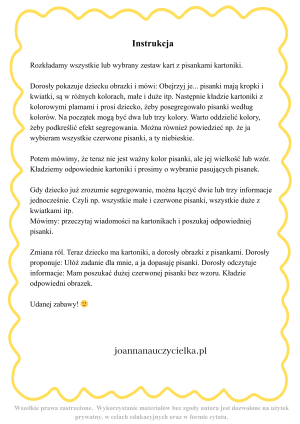 Karty logiczne do klasyfikacji – pisanki (PDF do druku) – 36 kart - obrazek 4