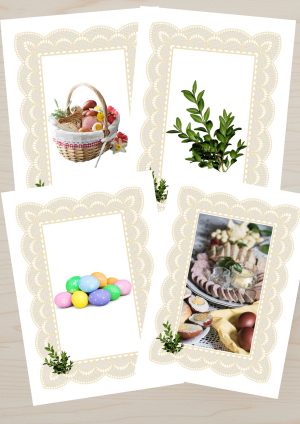 Symbole Wielkanocy przedszkole do druku PDF za darmo