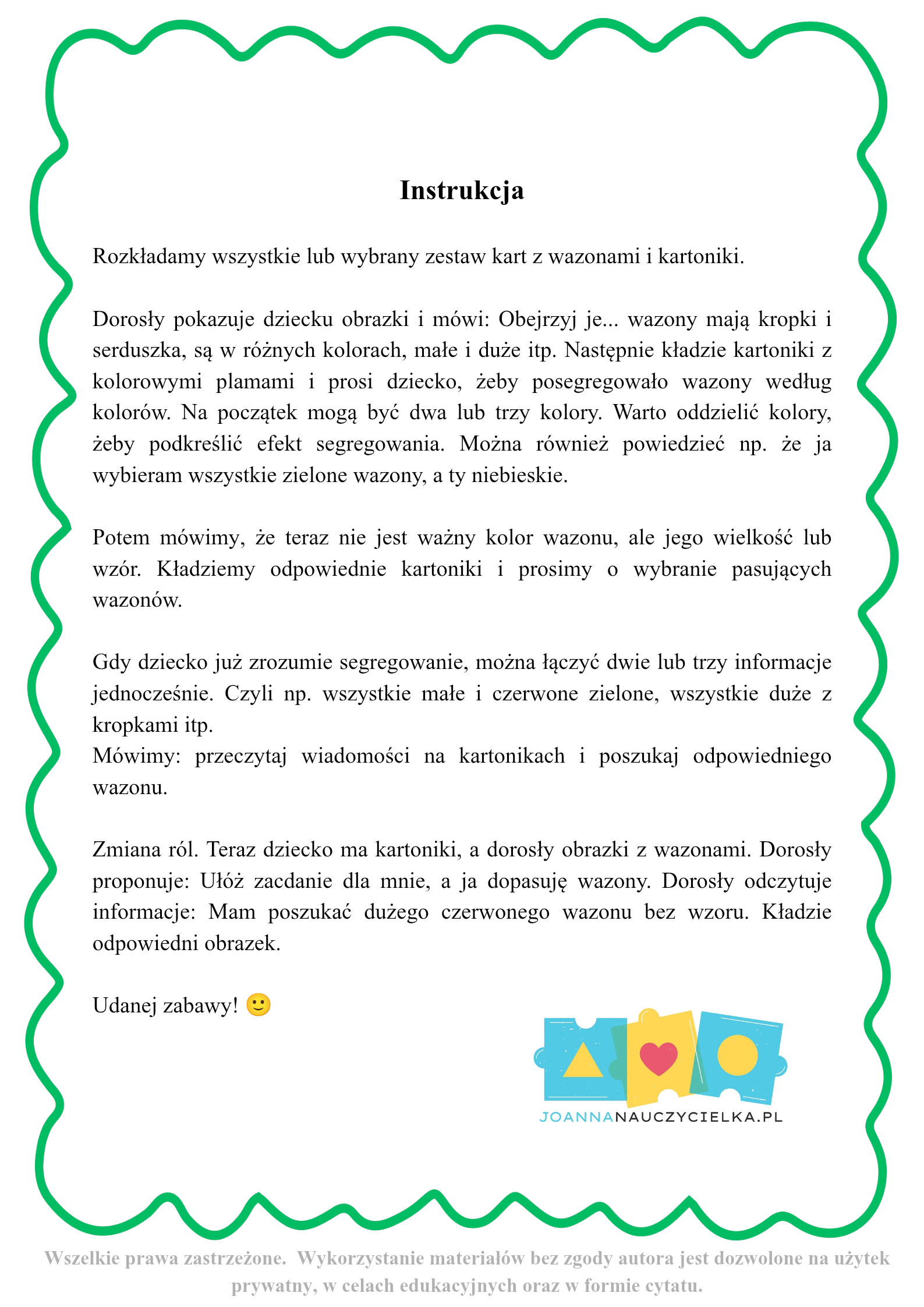 Karty logiczne do klasyfikacji PDF: Kwiaty i Wazony (54 Kart do druku) - obrazek 2
